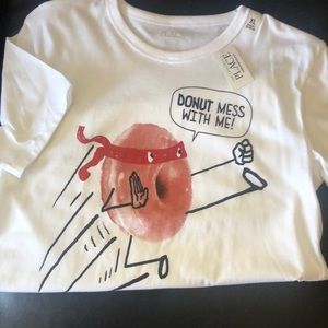 NWT shirt sleeve donut shirt